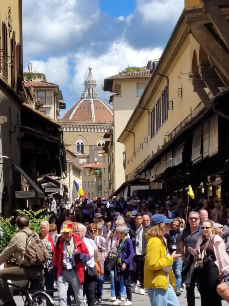 Florencie Ponte Vecchio zevnitr