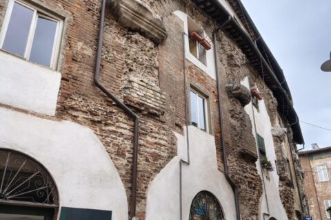 Lucca zbytky amfiteatru Italie
