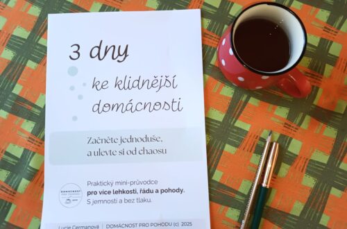 3 dny ke klidnejsi domacnosti