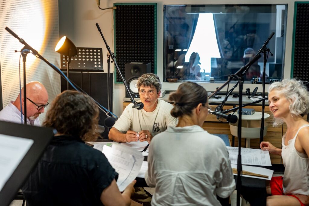 Audioteka Marsovska horecka nataceni ve studiu archiv Audioteka