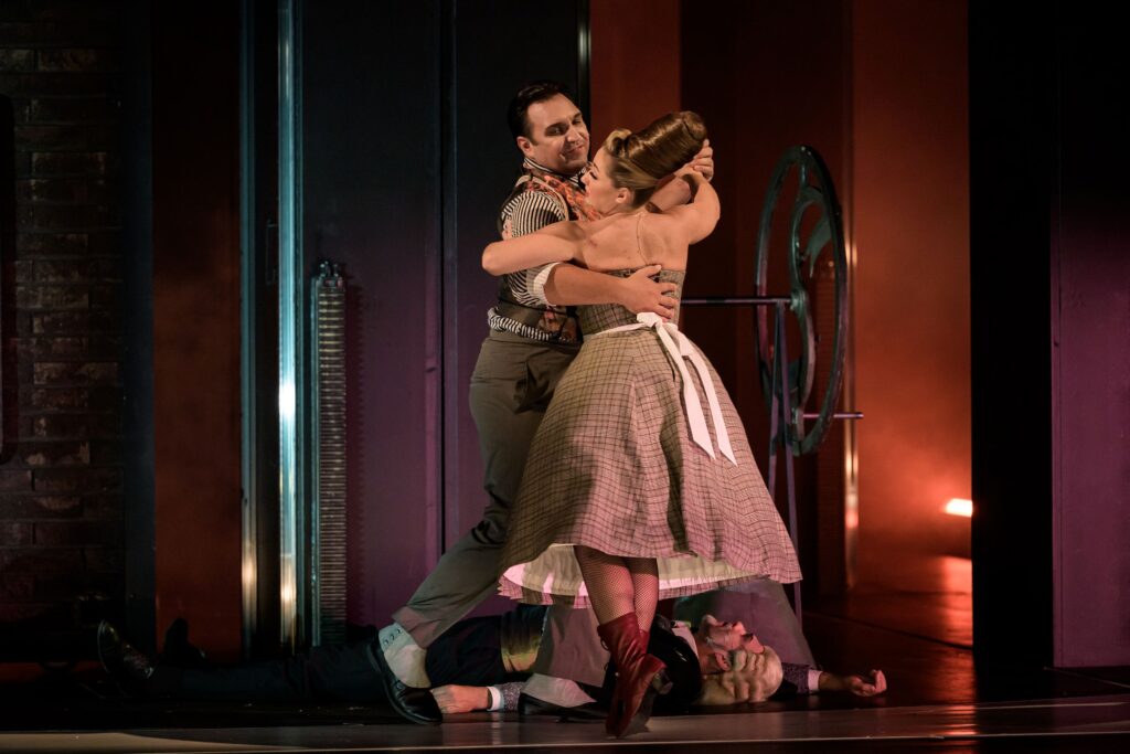 sweeney todd dabelsky lazebnik z fleet street adam plachetka sweeney todd barbora perna pani lovettova foto serghei gherciu